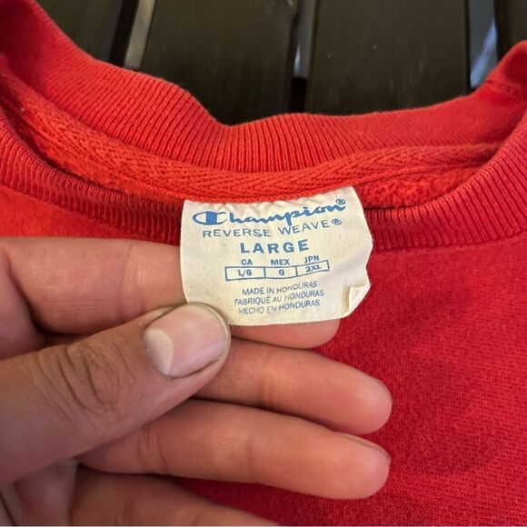 Vintage Champion Reverse Weave Sweatshirt (L) - Picture 5 of 7